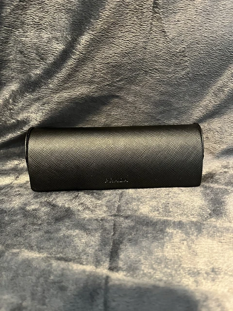 Prada Saffiano Black Hard Cell Eyeglasses & Small Sunglasses Case Prada Saffiano Black Hard Cell Eyeglasses & Small Sunglasses Case