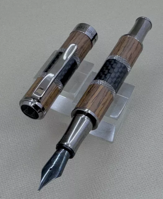 Monteverde Regatta Explorers Walnut & Carbon Fiber LE Fountain Pen