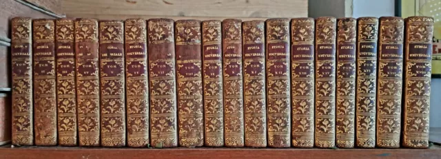 Raro G. Hardion Storia universale sacra e profana Torino 1759 66 Completa 18 Tom