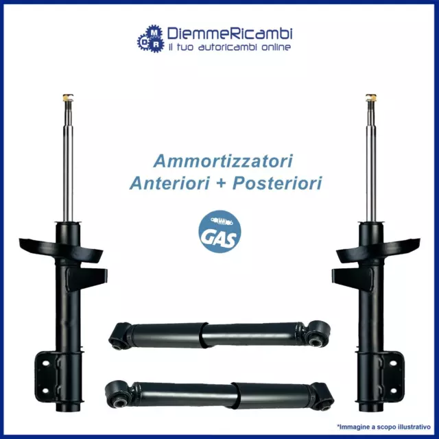 Kit 4 Ammortizzatori Anteriori + Posteriori Per Mercedes Classe A - W169 - 20...