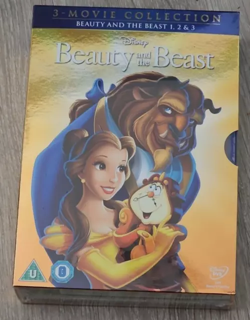 Disney : Beauty and the Beast: 3 Movie Collection (DVD Box Set) New / Sealed