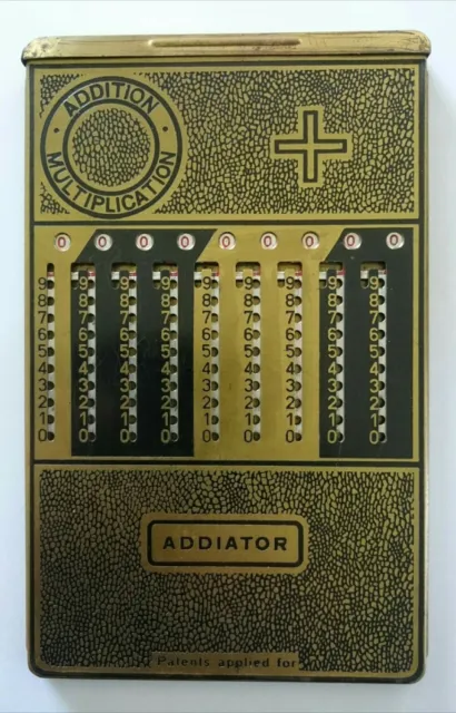 Vintage Addiator  Mechanical Calculator