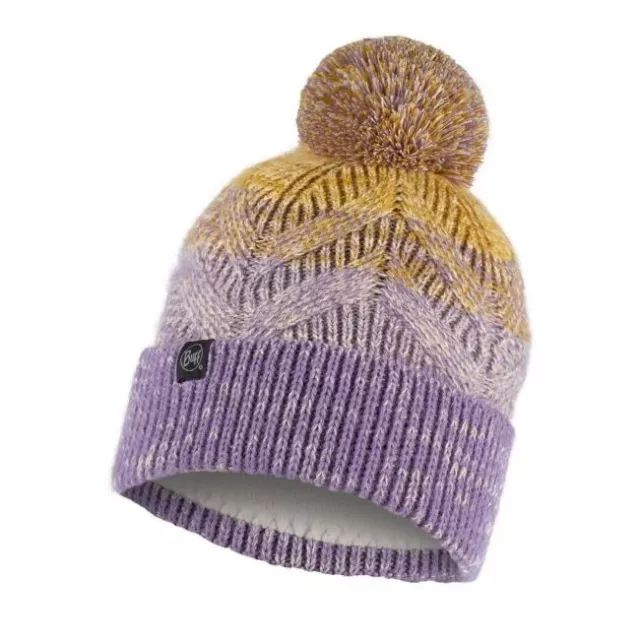 Buff - Masha - Knitted & Polar Beanie Hat - Lavender