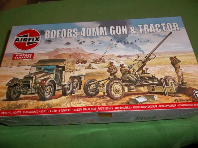 MAQUETTE BOFORS 40MM Gun & Tractor - Airfix 1:76. EUR 15,00 - FR