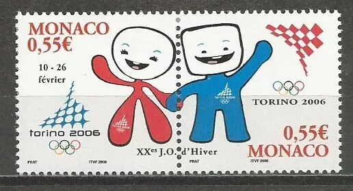 Monaco - Timbres Neufs Luxe - Jeux Olympiques de Turin 2006
