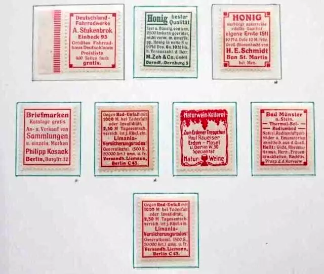 Dr Zusammendrucke 2.Sammlung Mit Zahlreichen Tollen Stücken Germania Bis 1934