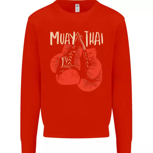 Muay Thai Boxing Gloves MMA Mens Sweatshirt Jumper