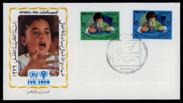 IRAK FDC 1979 UNICEF IYC YEAR OF THE CHILD JAHR DES KINDES UN UNO h6714