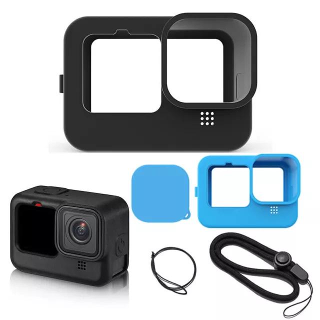 Silicone Housing Case Frame Camera Mount Protective Shell Cover For GoPro Hero 9