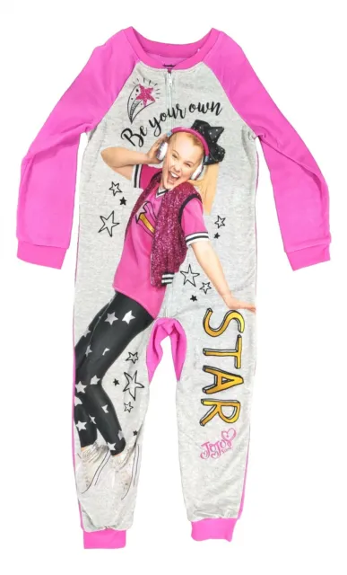Girls Small 6-6X JoJo Siwa Footless Pajamas Blanket Sleeper Costume PJs Gift