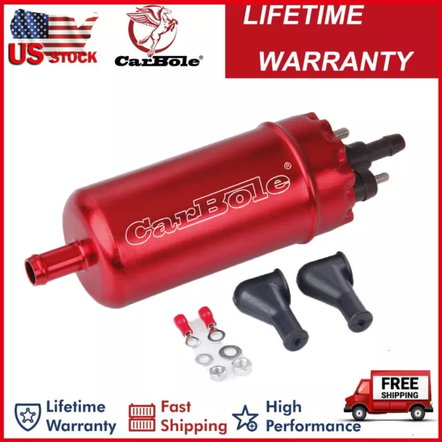 Inline High Pressure Fuel Pump Installation Kit Universal Replacement 0580464070