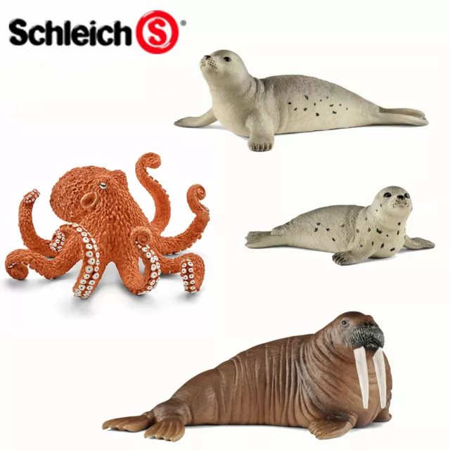 SCHLEICH Wild Animal Kingdom OCEAN  - WHALES, WALRUS, SEALS ETC - Choice of 11