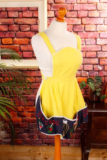 Robe/tablier Vintage Lola Espeleta - Taille M, Dos Boutonné - 100% Polyester - Occasion