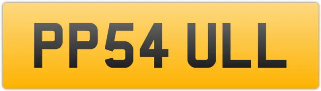 Paul Pauls Paula Pull Paolo Tow Private Registration Car Number Plate Pp54 Ull