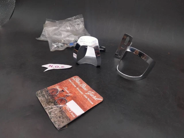 Cale pieds CHRISTOPHE sangle cuir vélo course vintage Toe clips