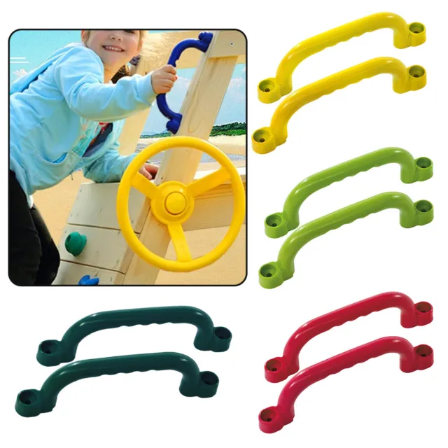 Climbing Frame Non Slip Amusement Equipment Safety Plastic Handle For Kids