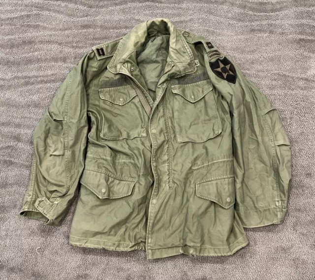 ORIGINAL 1960S FIELD Coat Vietnam Uniform US Army Jacket Named LLR