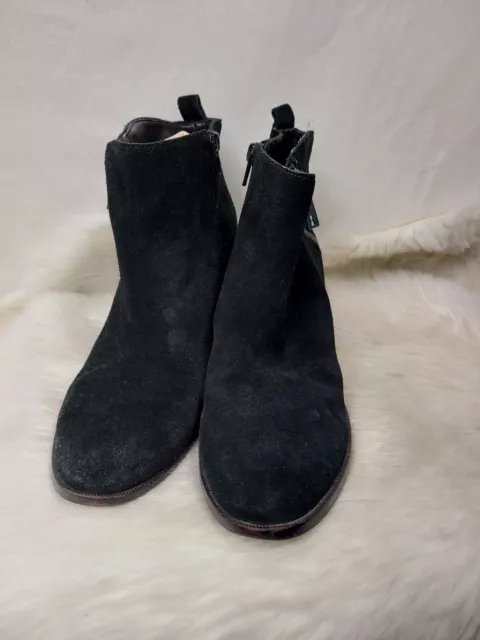 Ivanka Trump Boots Ankle womens size 10 M Black Suede casual