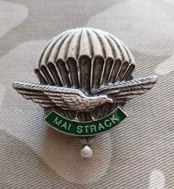 Distintivo 4° Rgt.alpini Paracadutisti Ranger "Folgore" Mai Strack Monte Cervino