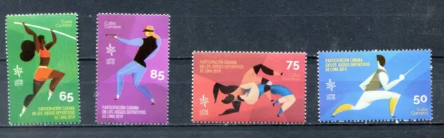 2019 Set "JUEGOS PANAMERICANOS LIMA PERU, PAN AMERICAN GAMES LIMA PERU "