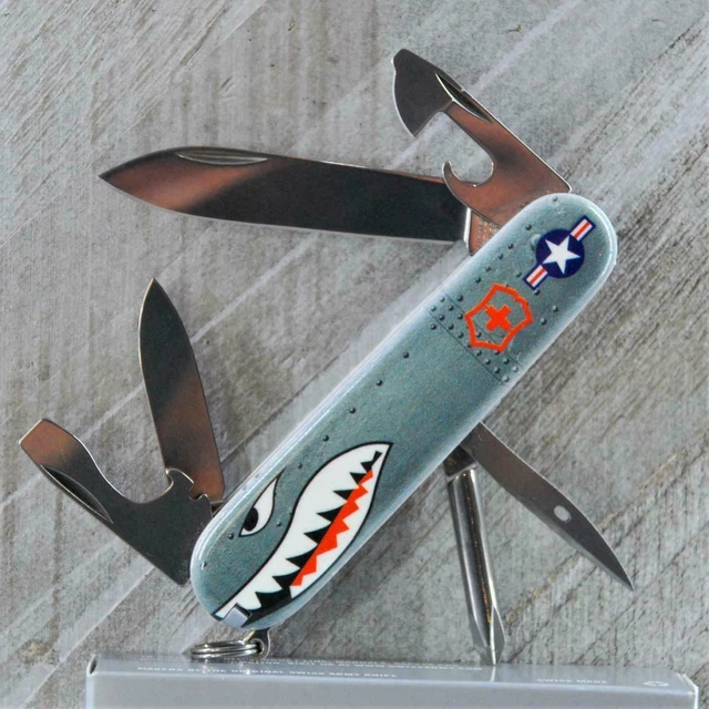 VICTORINOX TINKER WARTHOG WWII A 10 Fighter Jet Swiss Army Knife