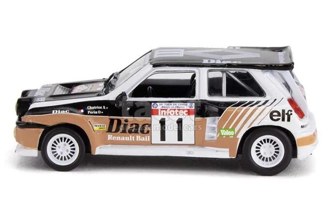 UNIVERSAL HOBBIES 1/43 Renault 5 Maxi Turbo Rally Tour de Corse 1985