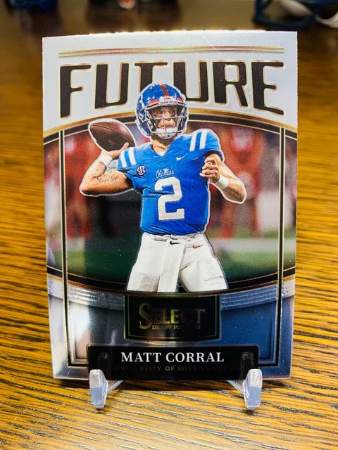 2022 Select Draft Picks Future #3 Matt Corral Ole Miss Rebels Carolina Panthers