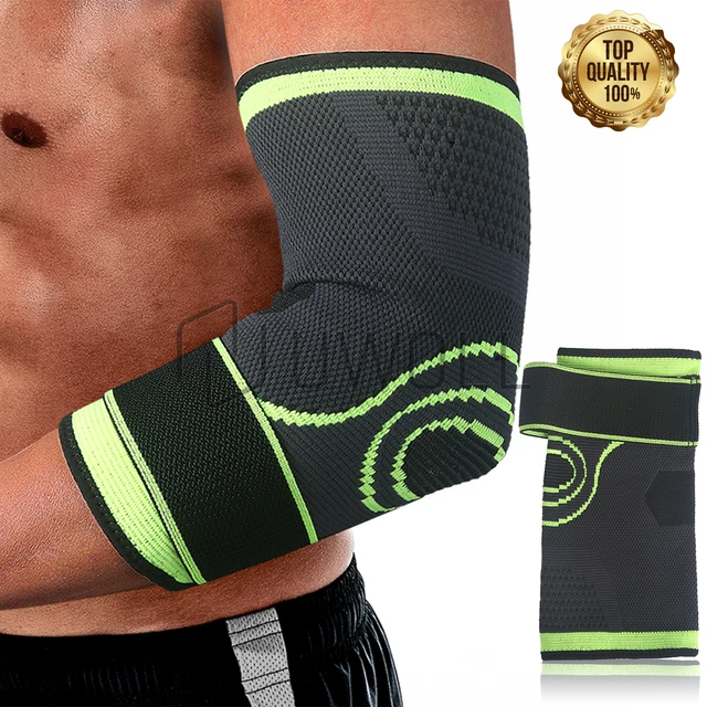 ELBOW BRACE COMPRESSION Support Sleeve Arthritis Tendonitis Reduce