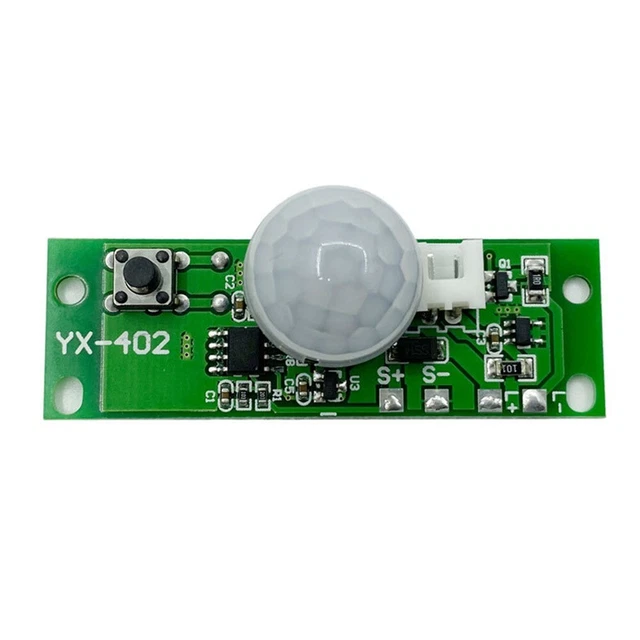 Módulo sensor de control de placa de circuito de lámpara solar de 3,7 V hágalo usted mismo controlador infrarrojo