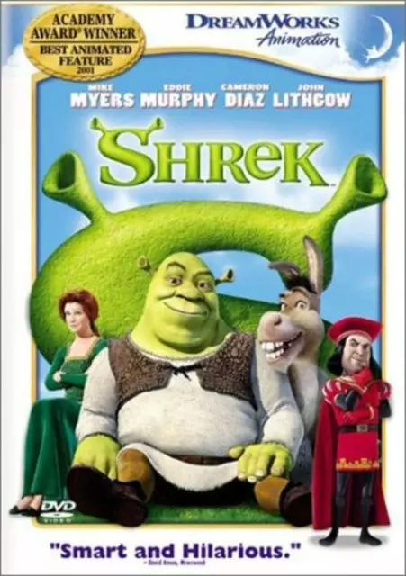 Shrek (Full Screen Single Disc Edition) (DVD) (VG) (Complete w/Case)