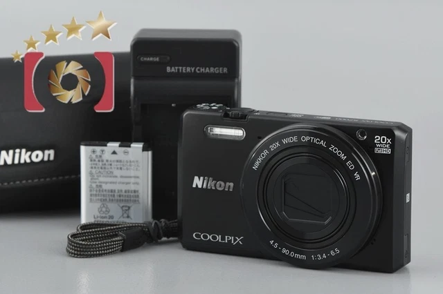 Near Mint!! Nikon COOLPIX S7000 Black 16.2MP Digital Camera