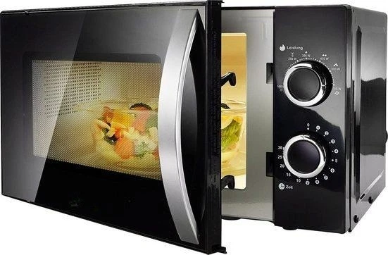 Mikrowelle, 20 l, Auftaufunktion, schwarz