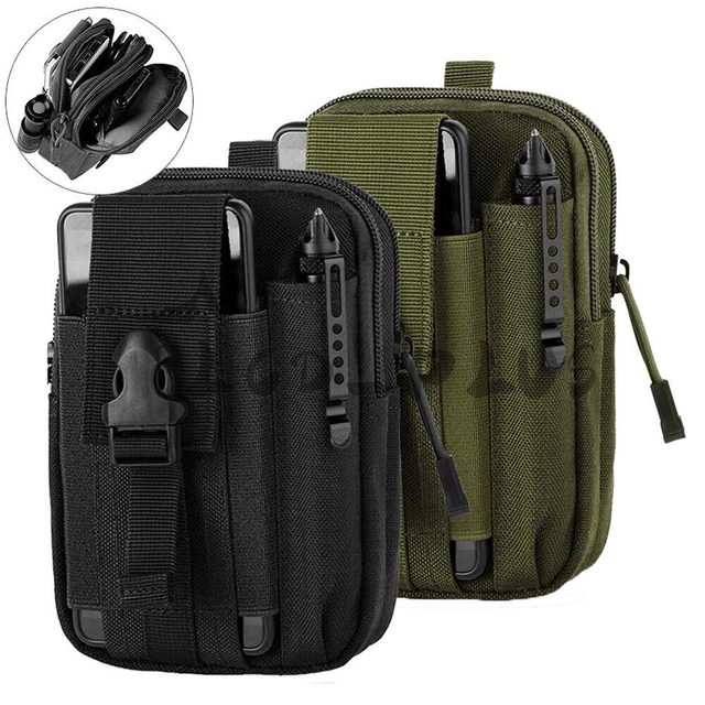 Army Tactical Holster Military Molle Waist Belt Bag Wallet Cell Phone Pouch Case