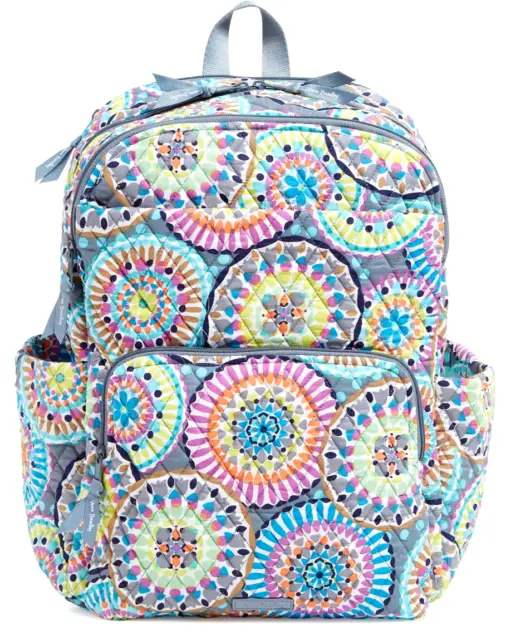 Vera Bradley Essential Large Backpack Sunny Medallion NWT
