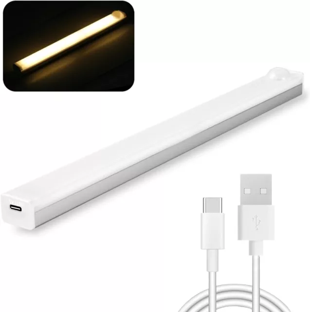 Luce Armadio LED notturna, Colore Caldo, con sensore di movimento, 20 CM