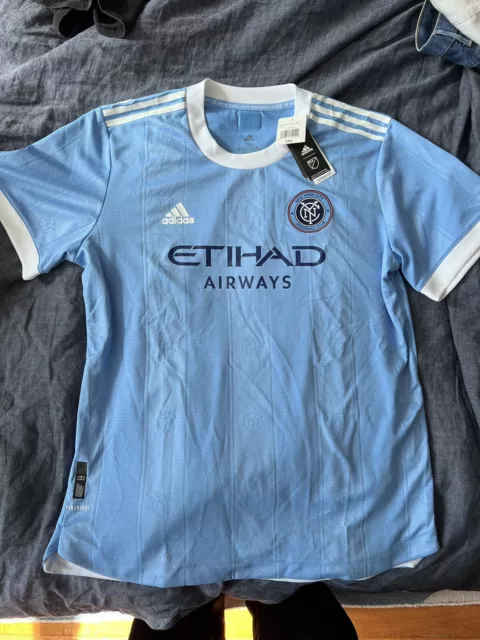 Camiseta deportiva de la ciudad de Nueva York FC NYCFC XXL 2021 final de la copa MLS nueva con etiquetas Adidas auténtica RARA