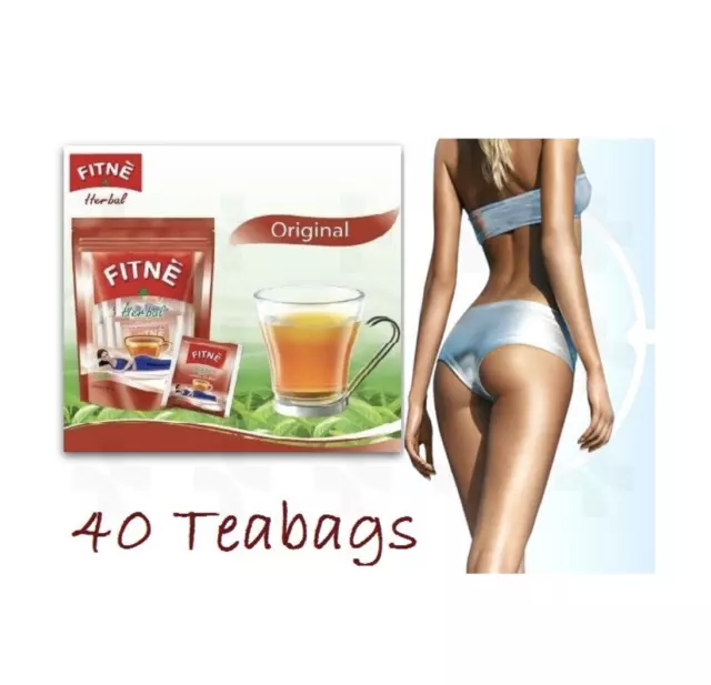 SLIMMING TEA Fitne Herbal Infusion ORIGINAL FLAVOUR 40 Bags  WEIGHT LOSS TEA