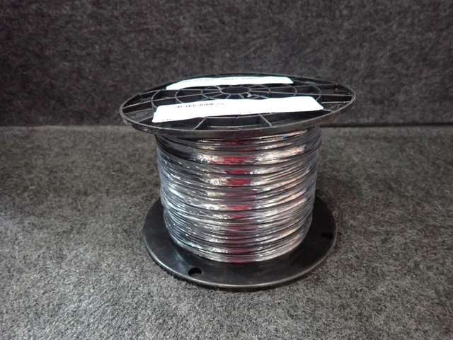 Belden 8523 010 Hookup Wire, 1000' Spool, 20 AWG, STR, Black