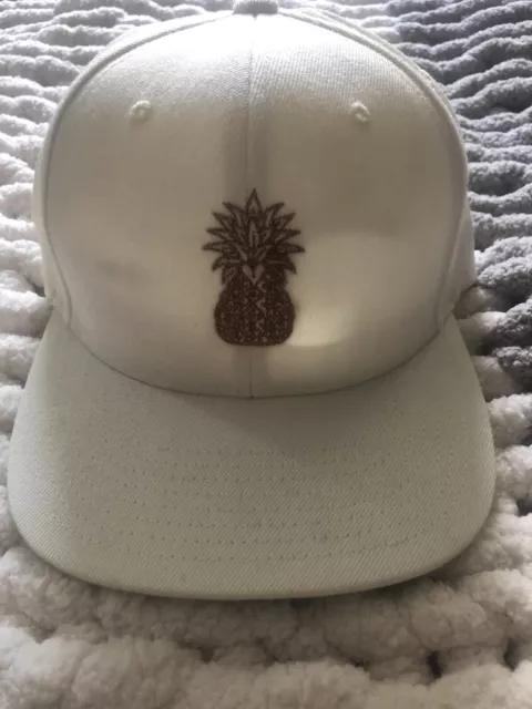 RARE Absolut Elyx Pineapple White Snapback Hat