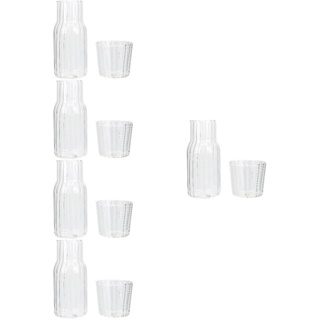 2 Ensembles Cruche D'Eau Froide En Verre D'Eau Claire Tasse En Verre Avec Couvercle Verres À 2 Ensembles Cruche D'Eau Froide En Verre D'Eau Claire Tasse En Verre Avec Couvercle Verres À