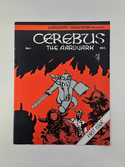 Cerebus the Aardvark #1 ~  1st Appearance of Cerebus! ~ Dave Sim 1977