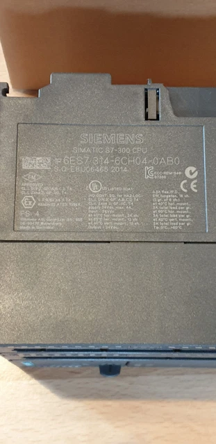 Simatic S7-300 Cpu 6Es7314-6Ch04-0Ab0 2