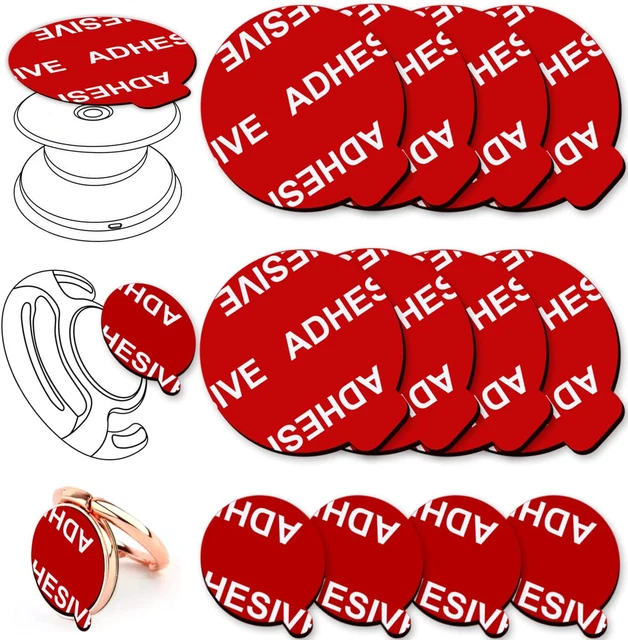 8 Pack Sticky Adhesive Compatible Socket Base Double-Sided Replacement Tape