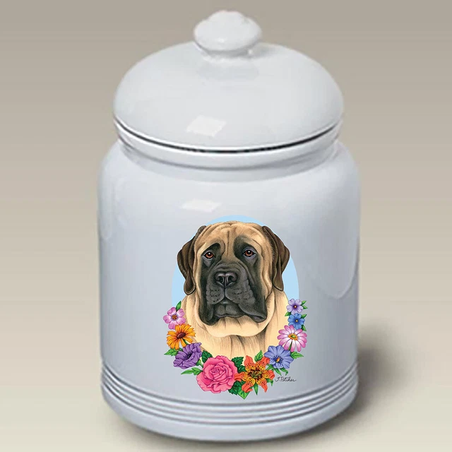 Mastiff Ceramic Treat Jar TP 47113