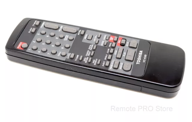 TOSHIBA TV/VCR Combo GENUINE Remote Control MV13K1 MV13K1W MV19K1 MV19K1W