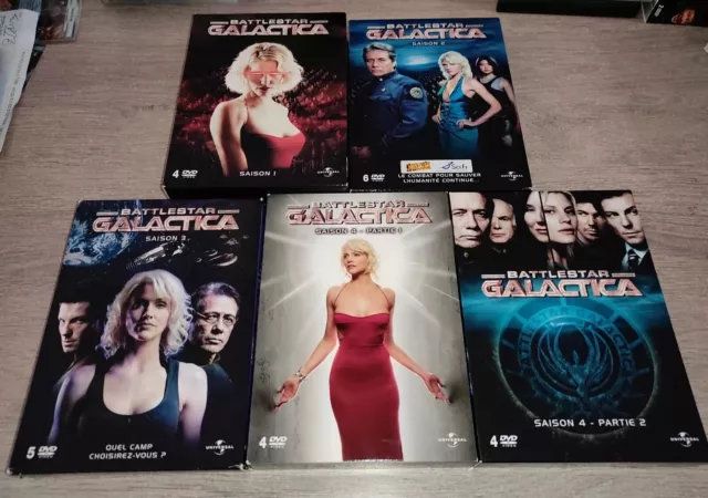 Battlestar Galactica L Integrale Des Saisons 1 A 4 En 5 Coffrets Dvd France