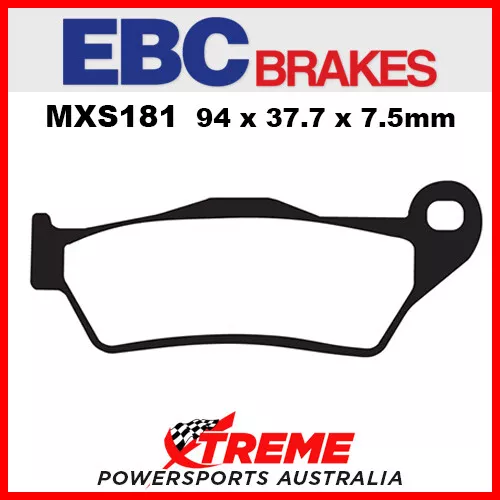 EBC Husaberg FX 450 2010-2012 Sintered Race Front Brake Pad MXS181