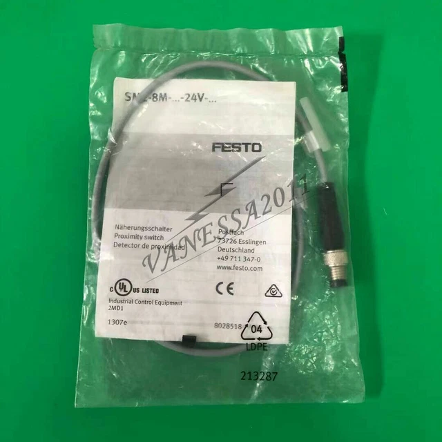 New Festo Magnetic Switch SME-8M-DS-24V-K-0,3-M8D 543861