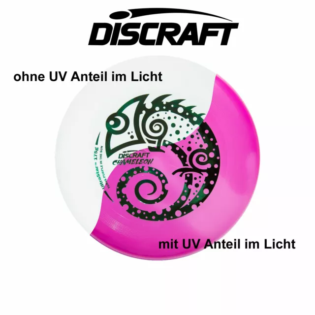 Discraft Ultra Star Ultimate Sportdisc Wurfscheibe 175g UV color change 2