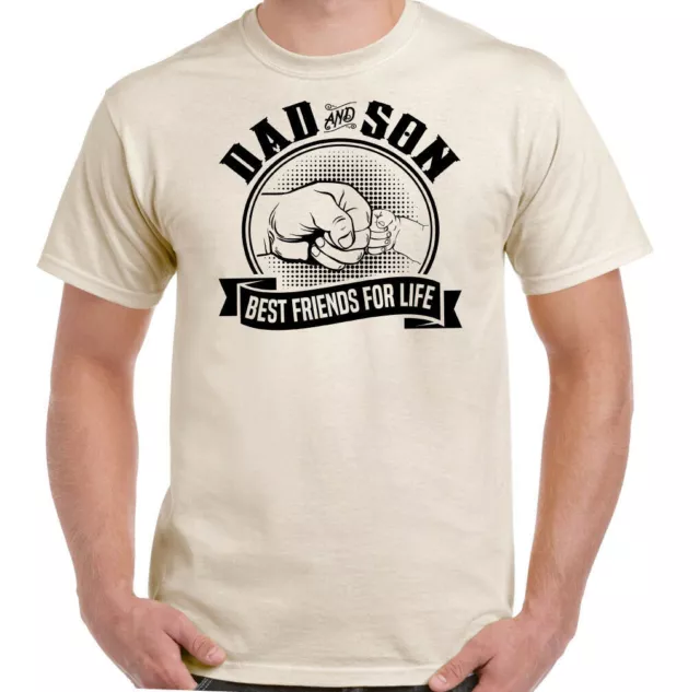Dad & Son Best Friends For Life Mens Funny Father's Day T-Shirt Dad Gift Card